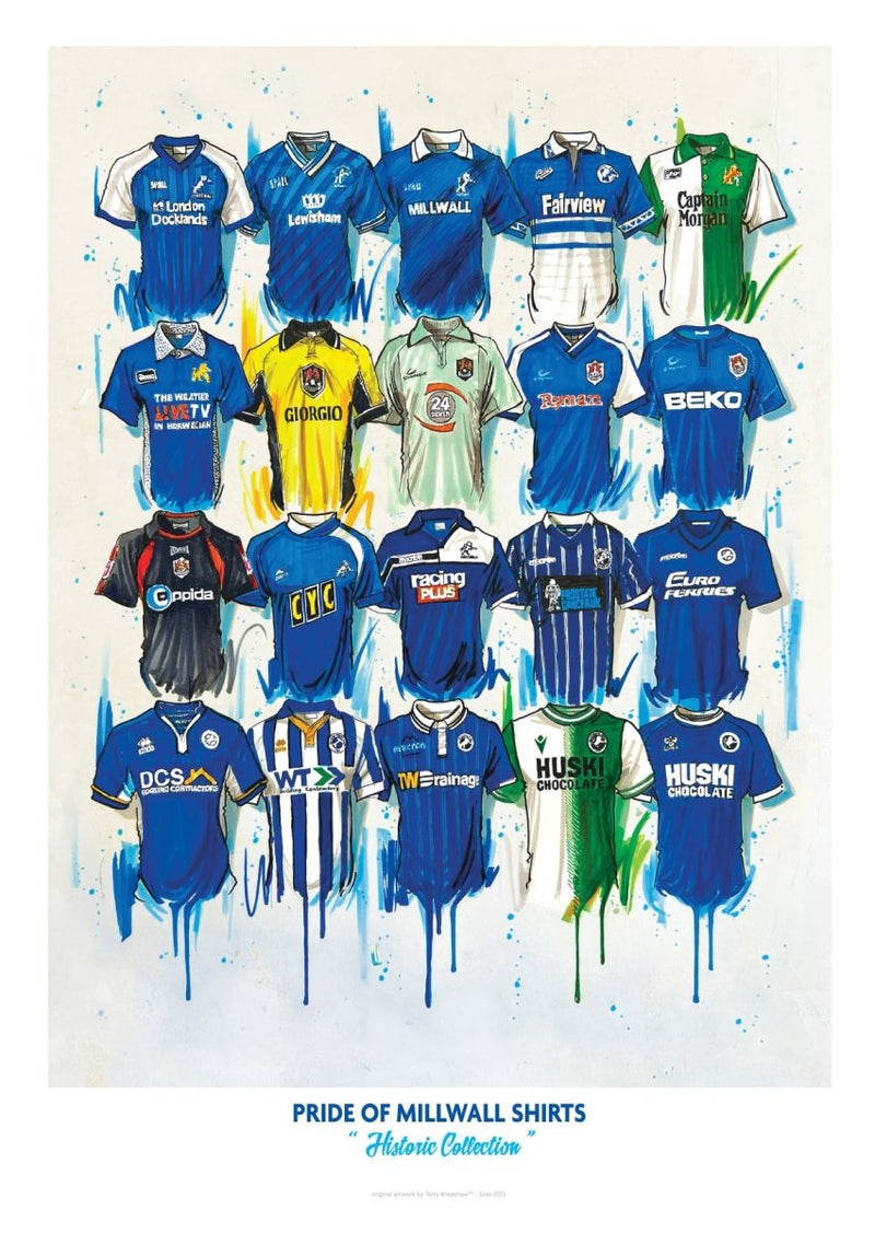 Pride of Millwall - A2 Signed Limited Edition Prints collectible from Terry Kneeshaw Art