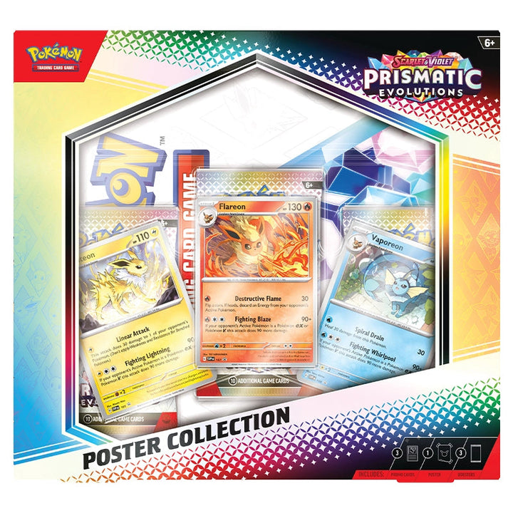 Pokémon TCG: Scarlet & Violet-Prismatic Evolutions Poster Collection