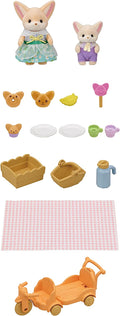 Sylvanian Families Sunny Picnic Set Fennec Fox Sister & Baby - Image 4
