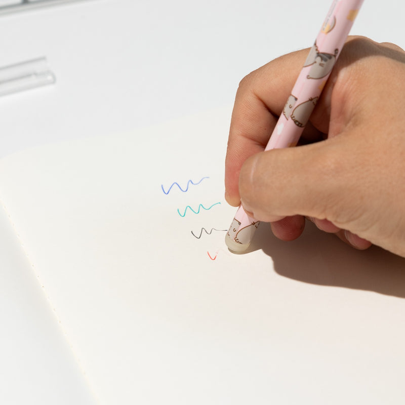 Pusheen Erasable Pen Set of 4 packaging view