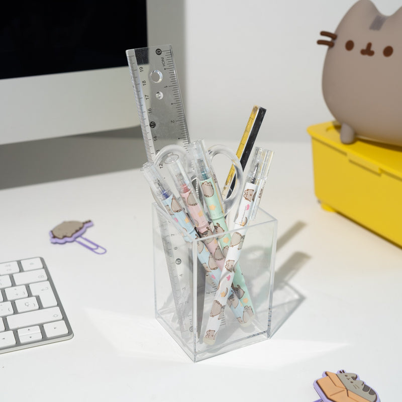Pusheen Erasable Pen Set of 4 design detail