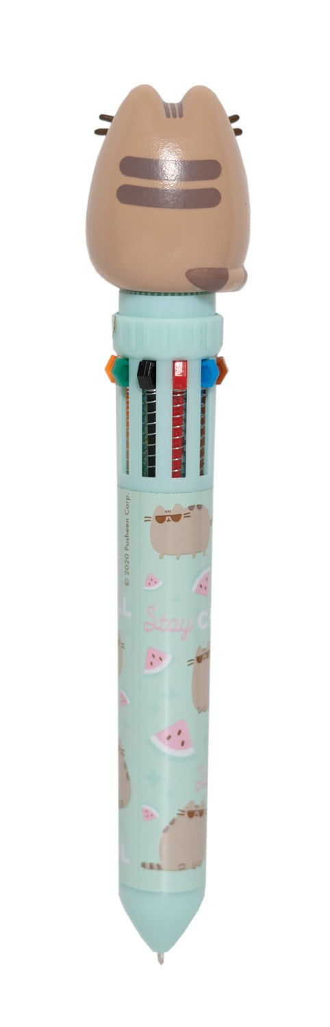 Pusheen Foodie Collection 10 in 1 Ballpoint Pen with 3D Topper packaging view
