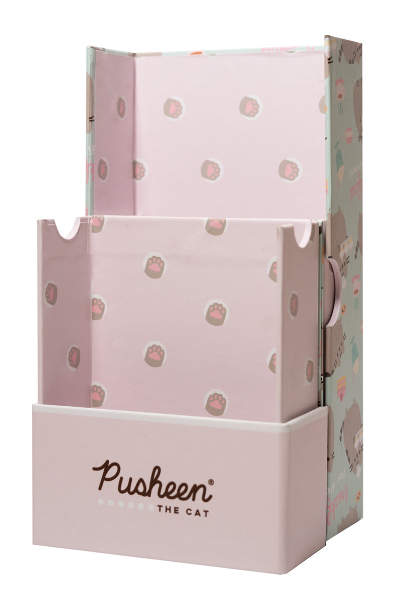 Pusheen Foodie Collection Pencil Case and Mobile Holder side angle
