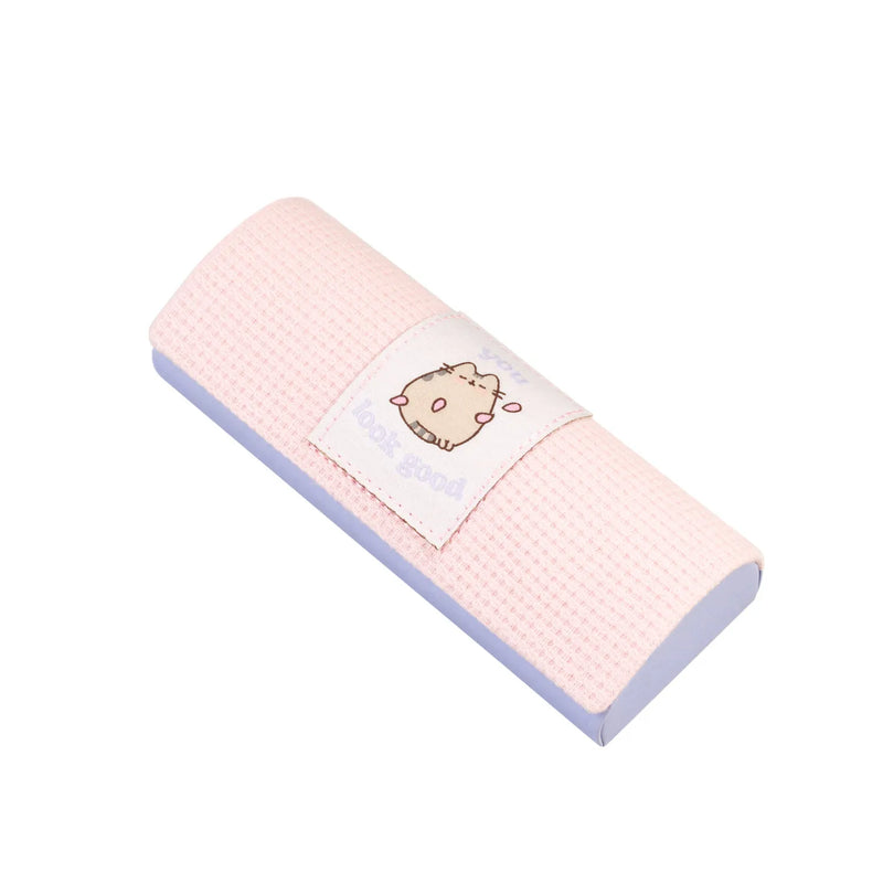 Pusheen Embroidered Glasses Case with Cloth