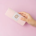 Pusheen Embroidered Glasses Case with Cloth design detail