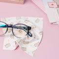 Pusheen Embroidered Glasses Case with Cloth close up detail