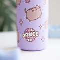 Pusheen Moments 500ml Hot & Cold Metal Bottle close up detail