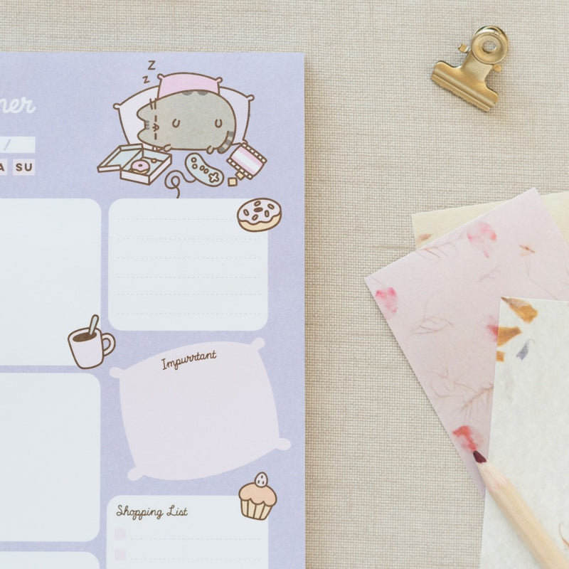 Pusheen Moments A5 Daily Planner close up detail
