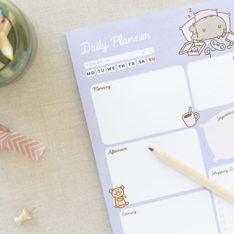 Pusheen Moments A5 Daily Planner side angle