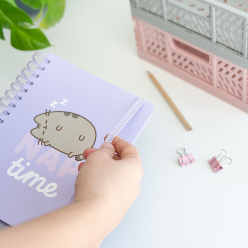 Pusheen Moments Collection A5 Notebook close up detail