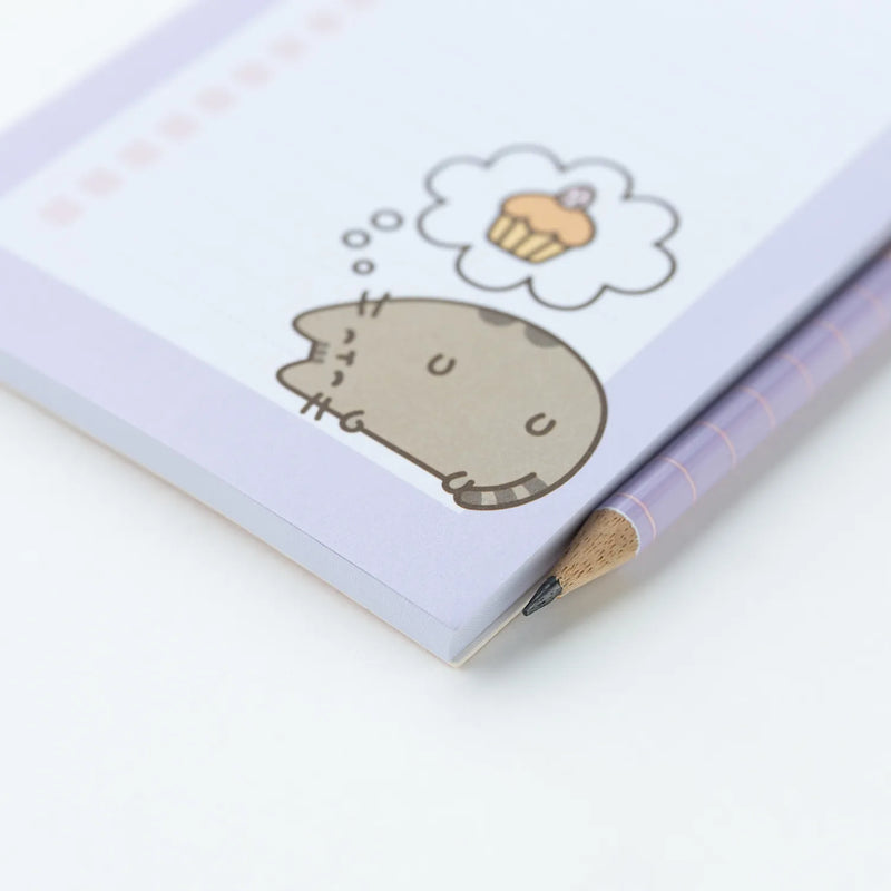Pusheen Moments Magnetic Notepad close up detail