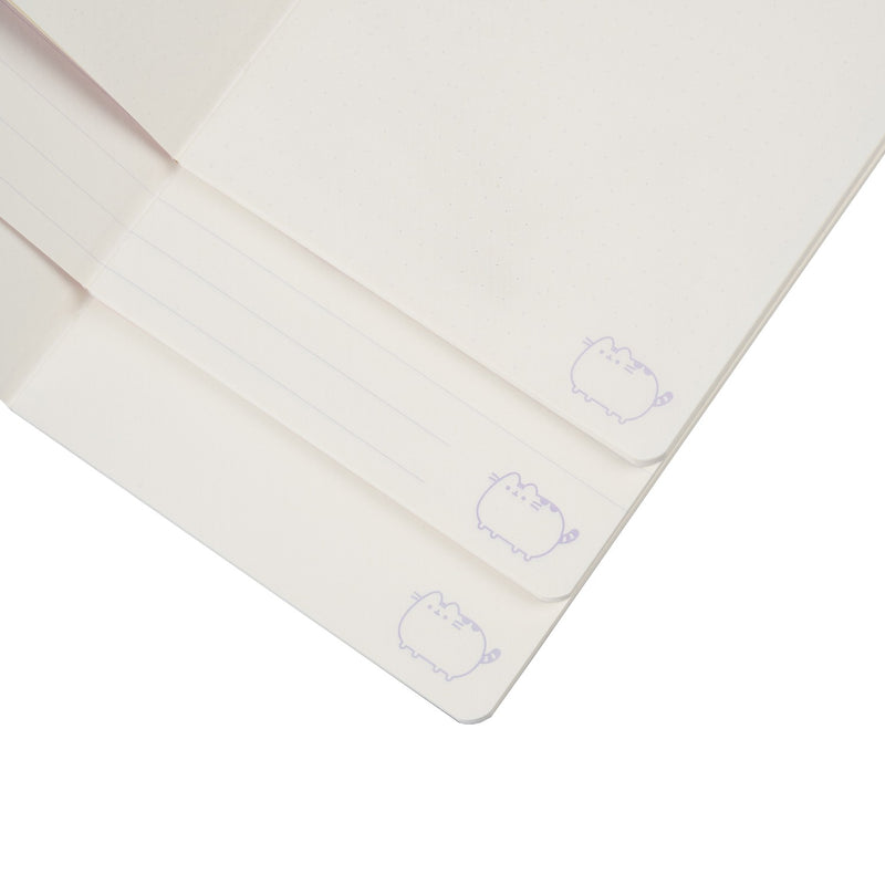 Pusheen Moments Pack of 3 A5 Notebooks side angle