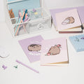 Pusheen Moments Pack of 3 A5 Notebooks close up detail