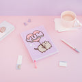 Pusheen Moments Premium A5 Plush Cover Notebook side angle