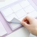 Pusheen Moments Weekly Planner with Sticky Notes design detail
