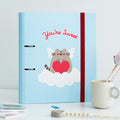 Pusheen Purrfect Love Collection 2 Ring Binder close up detail
