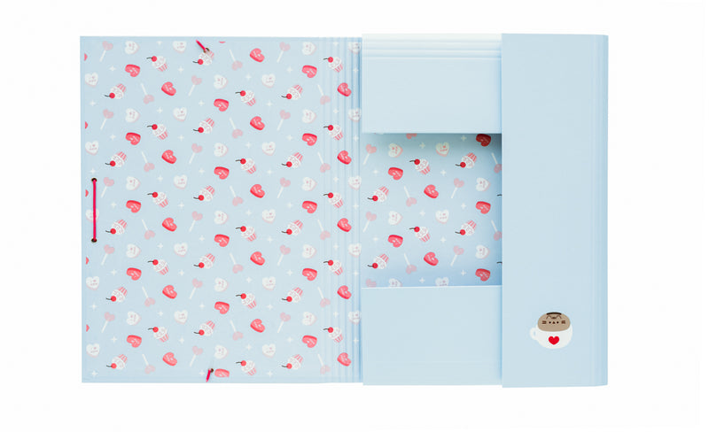 Pusheen Purrfect Love Collection File Folder side angle