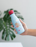 Pusheen Purrfect Love Collection Hot & Cold 260ml Metal Bottle side angle