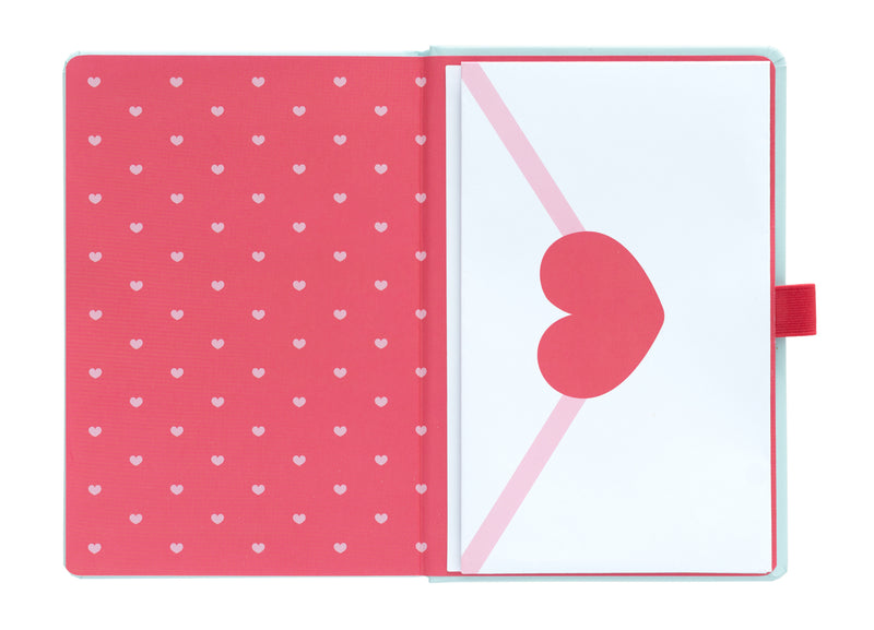 Pusheen Purrfect Love Collection Premium A5 Notebook with Projector Pen close up detail
