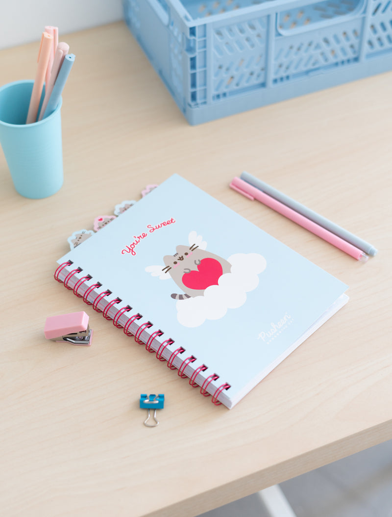 Pusheen Purrfect Love Collection Project Notebook close up detail