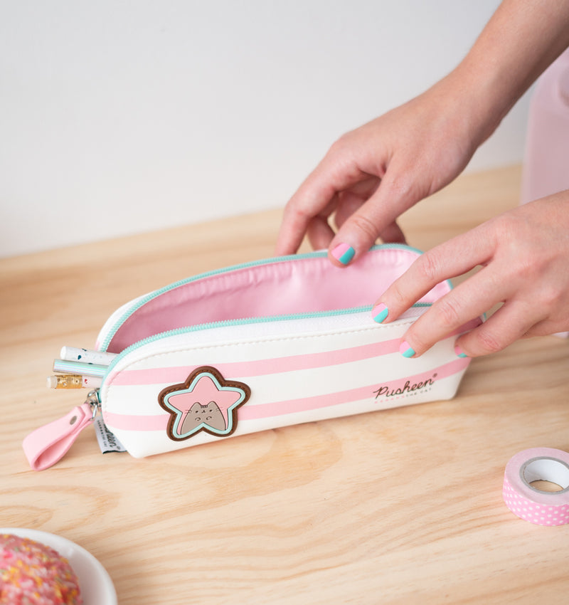 Pusheen Rose Collection Pencil Case design detail