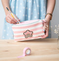 Pusheen Rose Collection Triple Pencil Case design detail