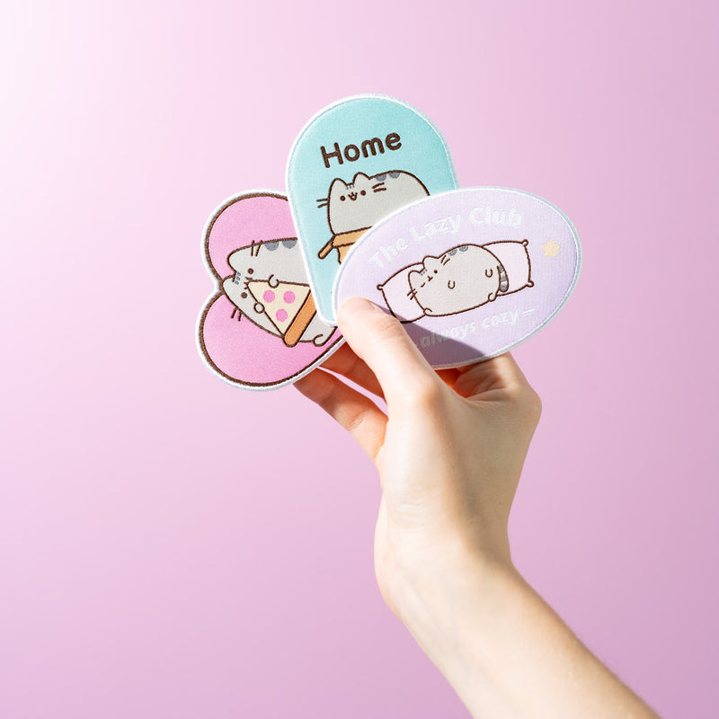 Pusheen Set of 3 Patches side angle