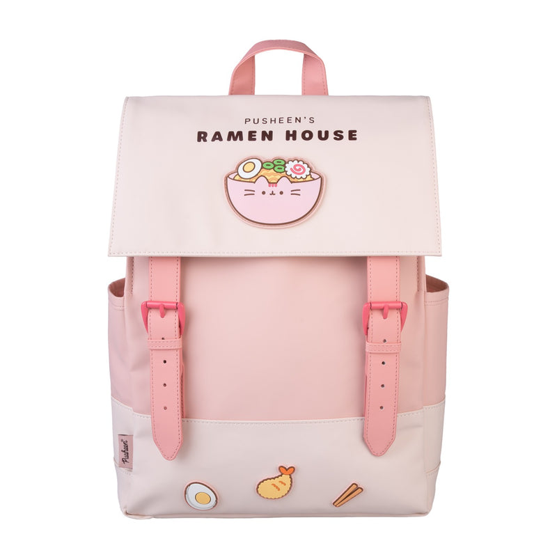 Pusheen Sushi Roll Backpack with Silicone Patches