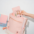 Pusheen Sushi Roll Backpack with Silicone Patches side angle