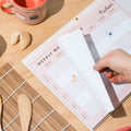 Pusheen Sushi Roll Magnetic Meal Planner design detail