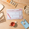 Pusheen Sushi Roll Magnetic Meal Planner close up detail