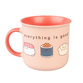Pusheen Sushi Roll Premium Ceramic Cup 350ml side angle