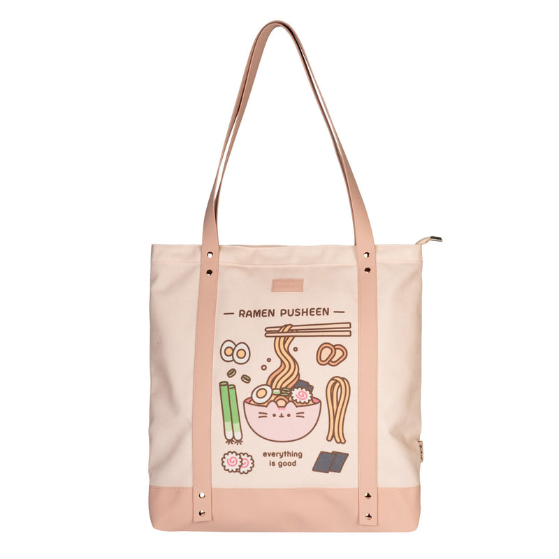 Pusheen Sushi Roll Premium Cotton Shoulder Bag