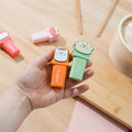 Pusheen Sushi Roll Set of 4 Highlighters with Toppers design detail