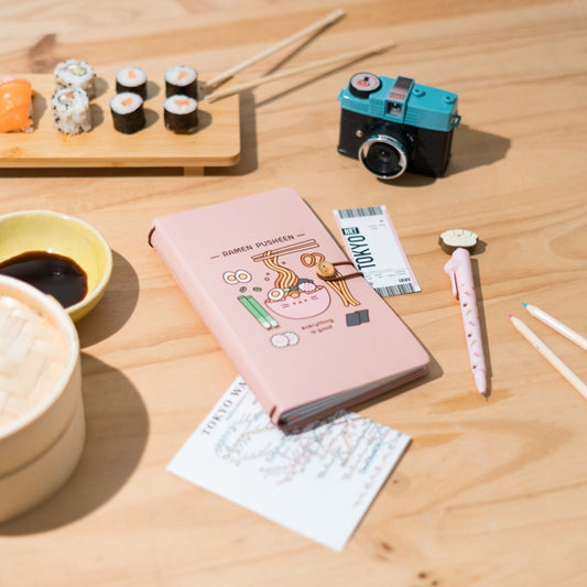 Pusheen Sushi Roll Triple Travel Notebook alternate view