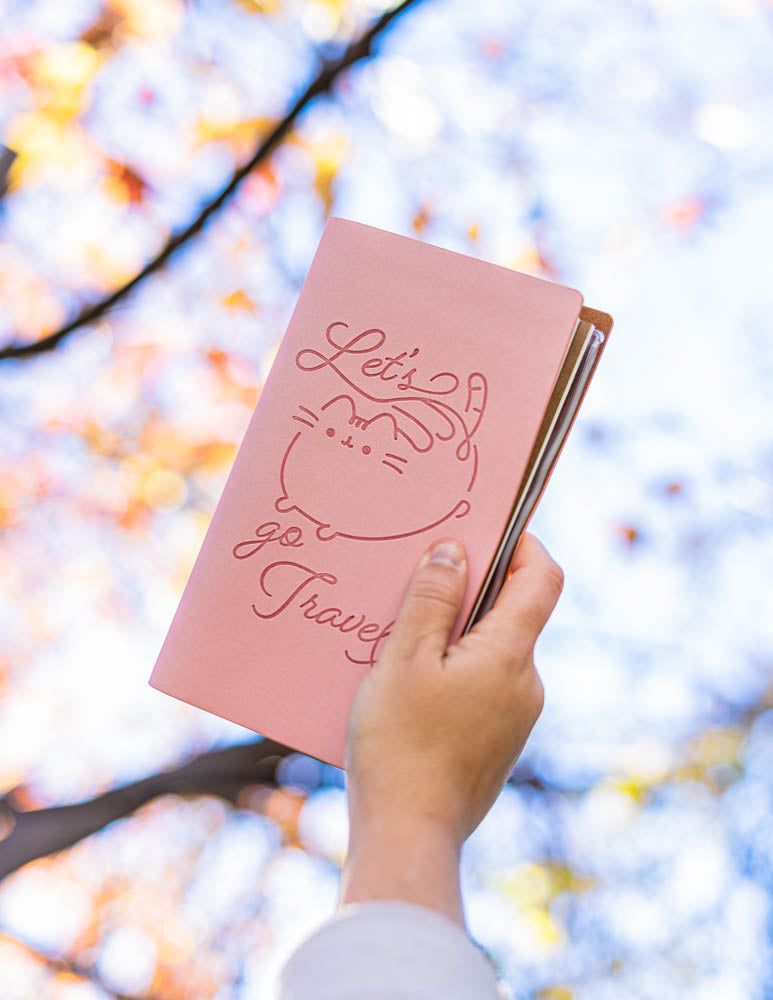 Pusheen Travel Journal design detail