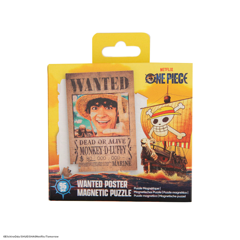 One Piece Wanted Luffy Magnetic Puzzle, side angle