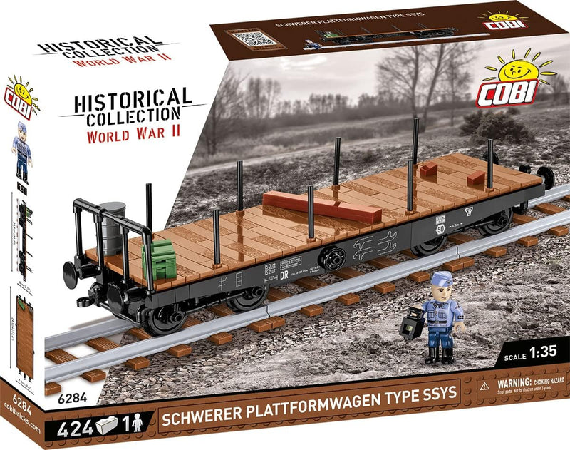 COBI WWII Schwerer Plattformwagen Type SSYS