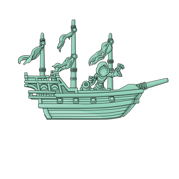 Youtooz Sea of Thieves Ghost Ship 3.6" Vinyl Figure