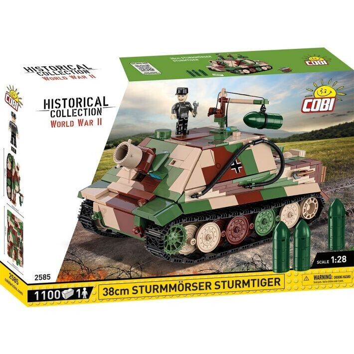 Cobi 2585 World War II Sturmmorser Tiger 1100 pcs