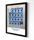 Rangers FC Champions Shirts - A2 Signed Limited Edition Prints, side angle