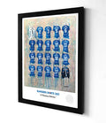 Rangers FC Champions Shirts A3 collectible from Terry Kneeshaw Art