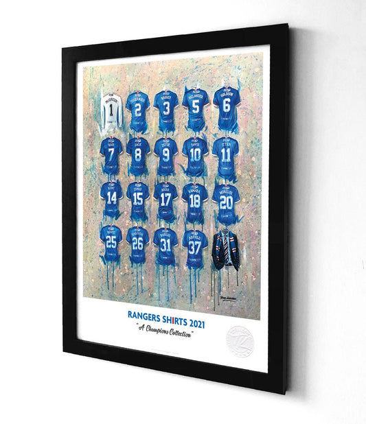 Rangers FC Champions Shirts A3