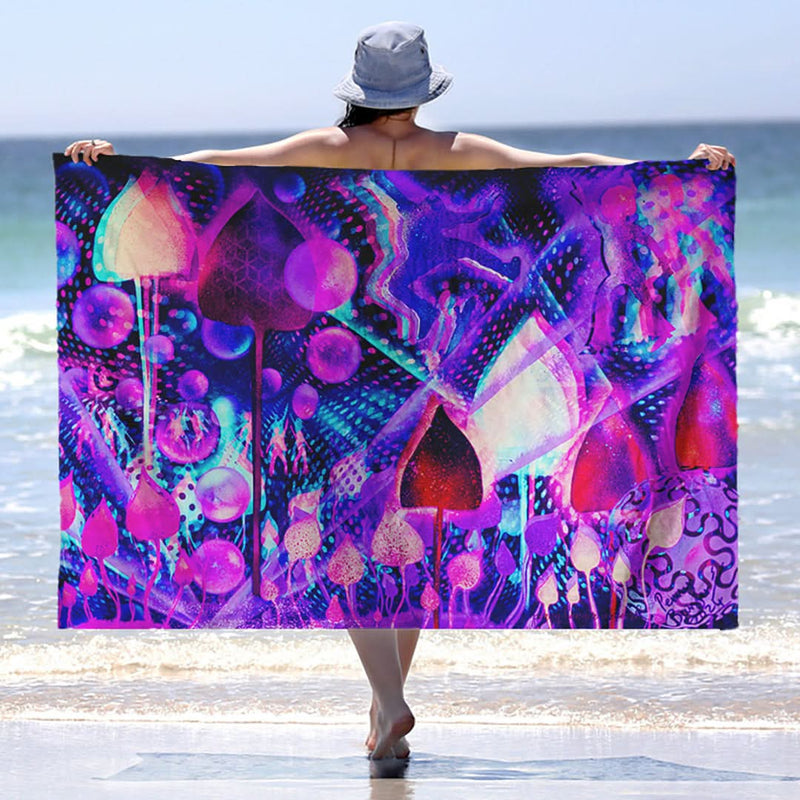 Penny Banger Colourful Rave- Chiffon Sarong collectible from https://britishmade.gifts/