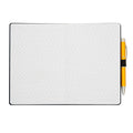 Real Madrid Premium A5 Notebook with Projector Pen side angle