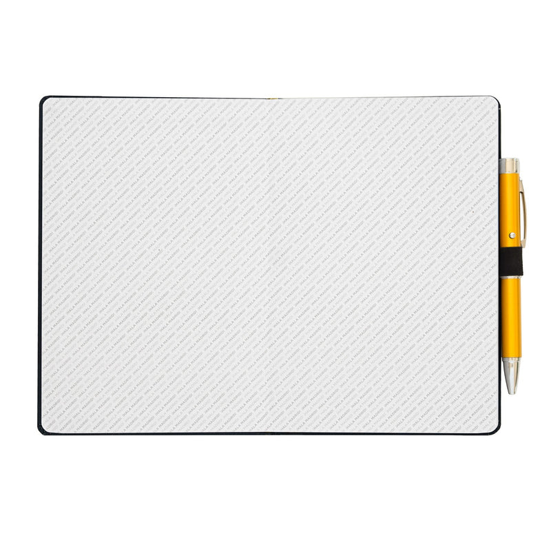 Real Madrid Premium A5 Notebook with Projector Pen side angle