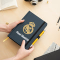 Real Madrid Premium A5 Notebook with Projector Pen packaging view
