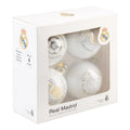 Real Madrid Set of 4 Glass Christmas Baubles 6.5 cm