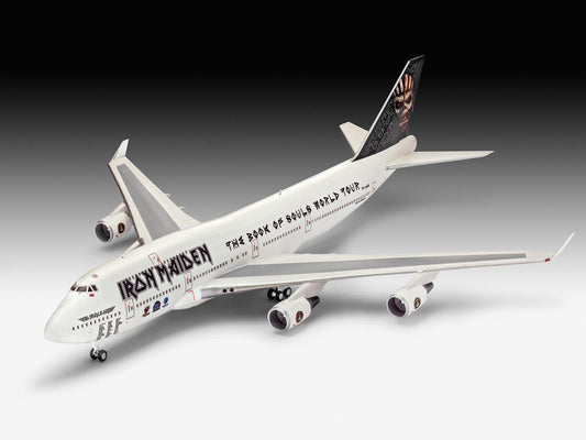 REVELL 03780 Boeing 747 400 Iron Maiden Ed Force One 1:144 Scale Model Plane - Image 2