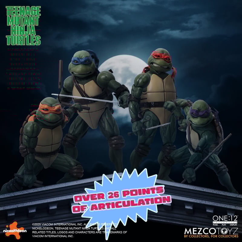 Teenage Mutant Ninja Turtles 1990 Movie: ONE:12 collective Box Set (Pre-Order November 2026)